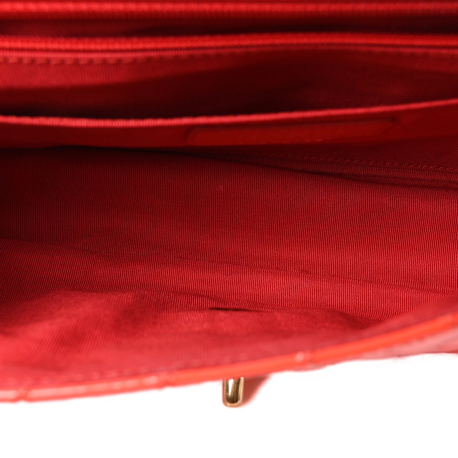 Chanel Patent Calfskin Quilted Valentine Charms Medium Single Flap Red 5 of 10