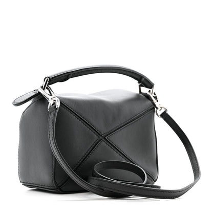 Loewe Calfskin Mini Puzzle Bag Black 3 of 10