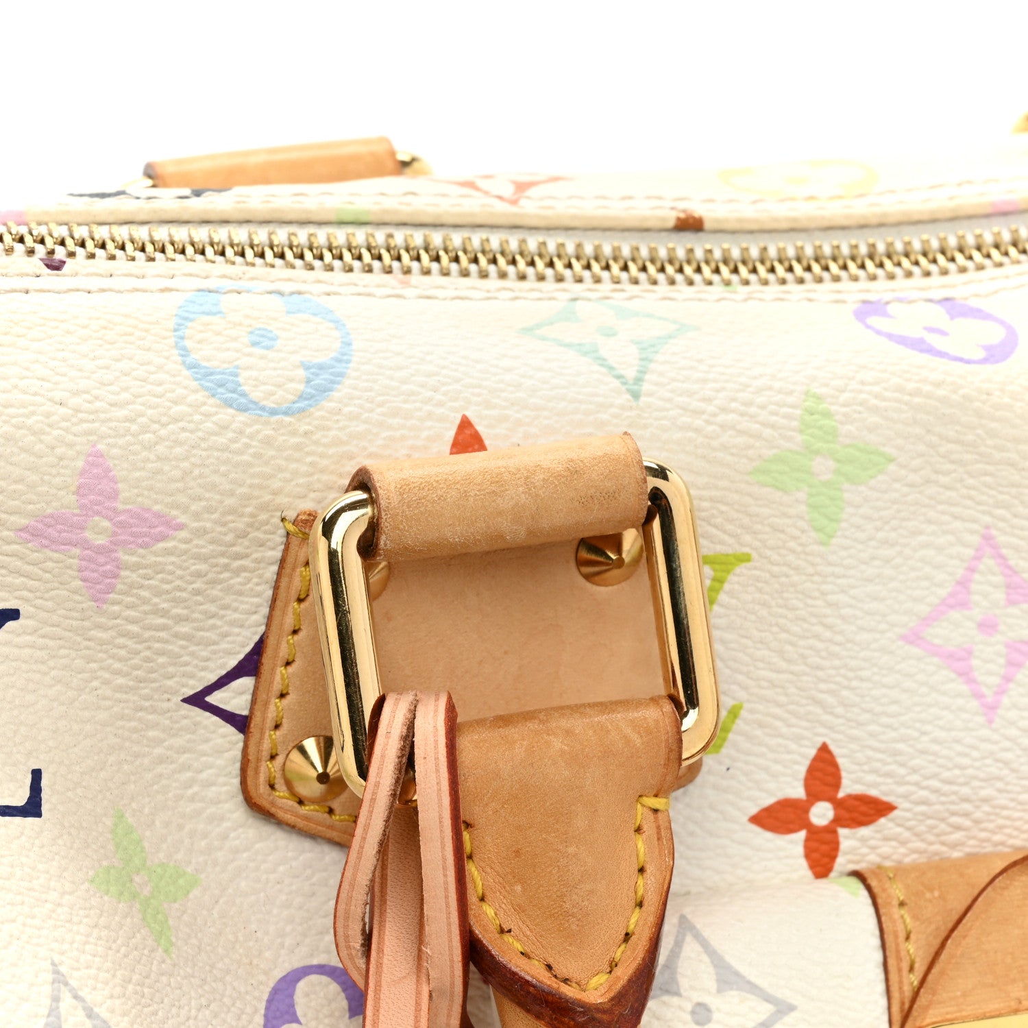 Louis Vuitton Monogram Multicolor Speedy 30 White 9 of 15