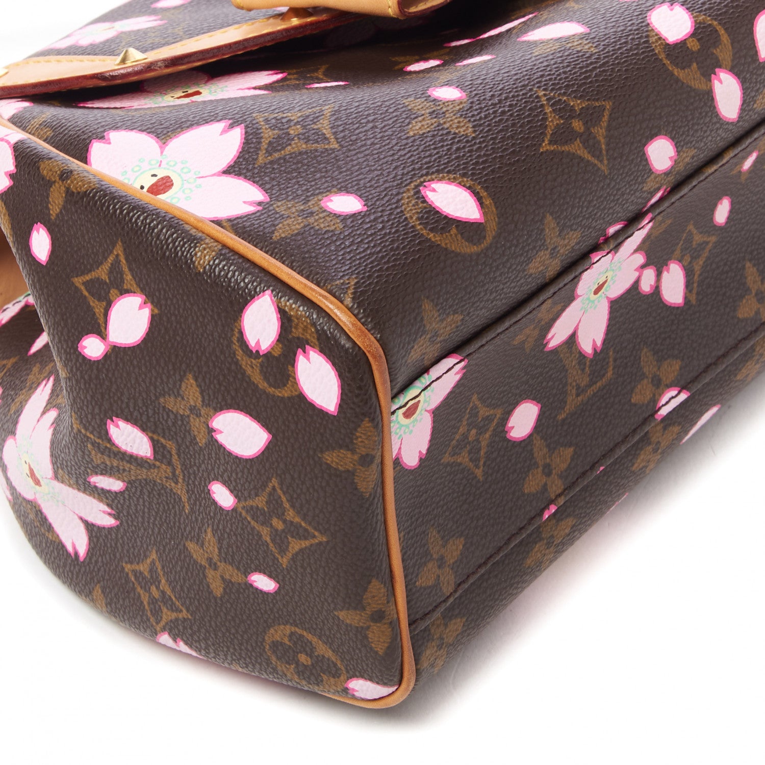 Louis Vuitton Monogram Cherry Blossom Sac Retro Bag Brown 6 of 8