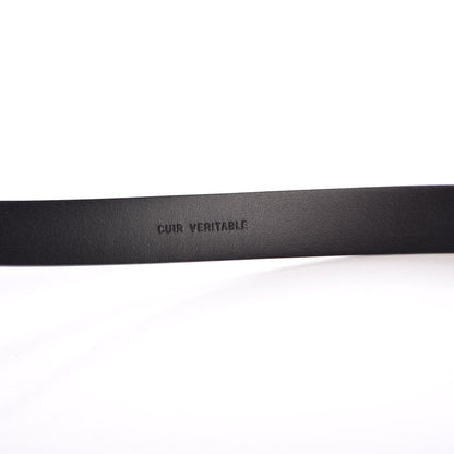 Chanel Patent CC Logo Skinny Belt 85 34 Blue 6 of 8