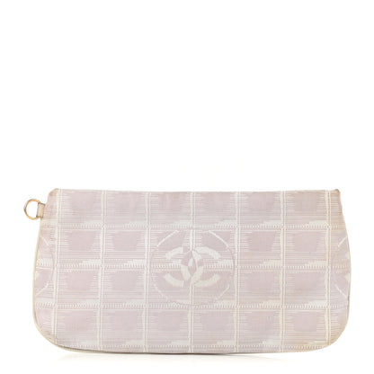 Chanel Nylon Travel Zip Pouch Beige 1 of 8