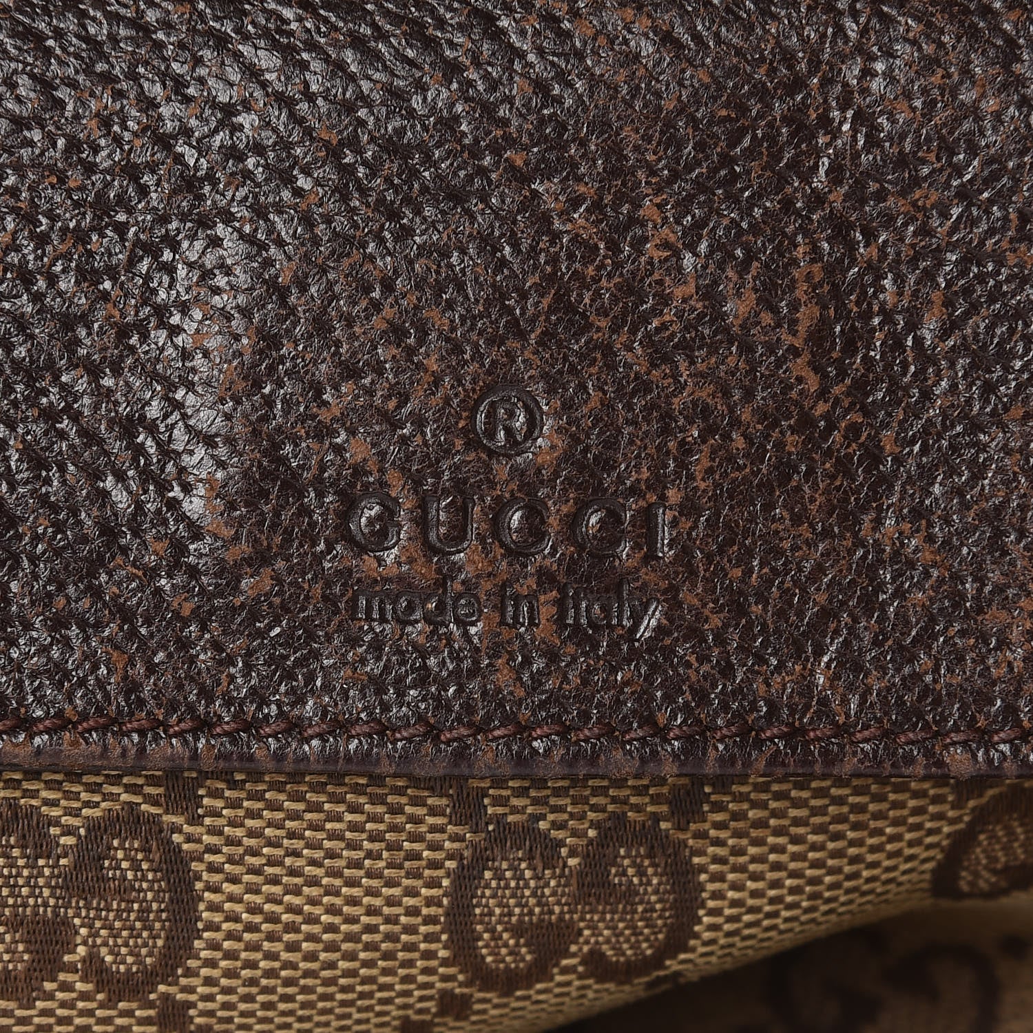 Gucci Monogram Web Belt Bag Dark Brown 6 of 18