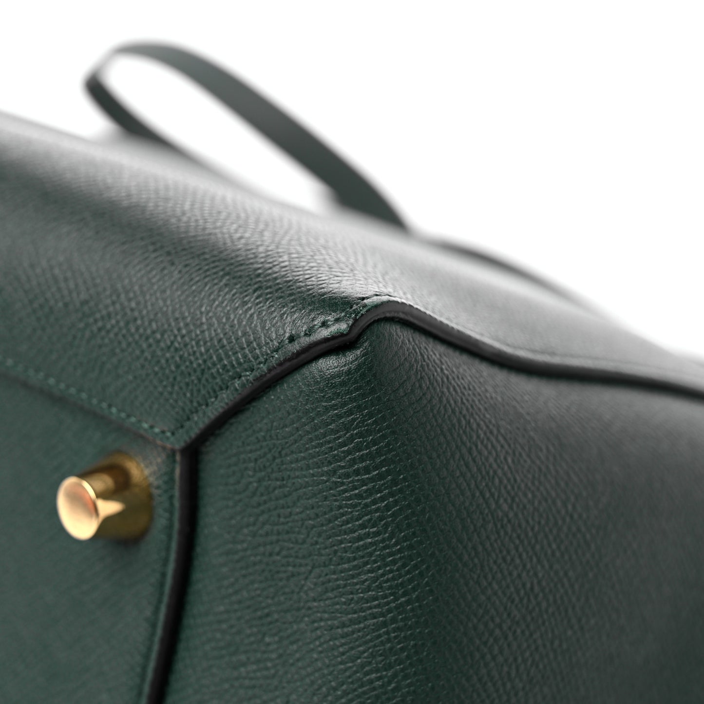 Grained Calfskin Mini Belt Bag Amazone