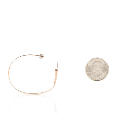 Louis Vuitton Nanogram Hoop Earrings Pink Gold 2 of 4