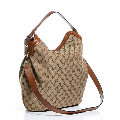Gucci Monogram Medium Brick Lane Hobo Brown 2 of 7