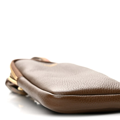 Burberry Grainy Calfskin Phone Pouch Earth 9 of 10