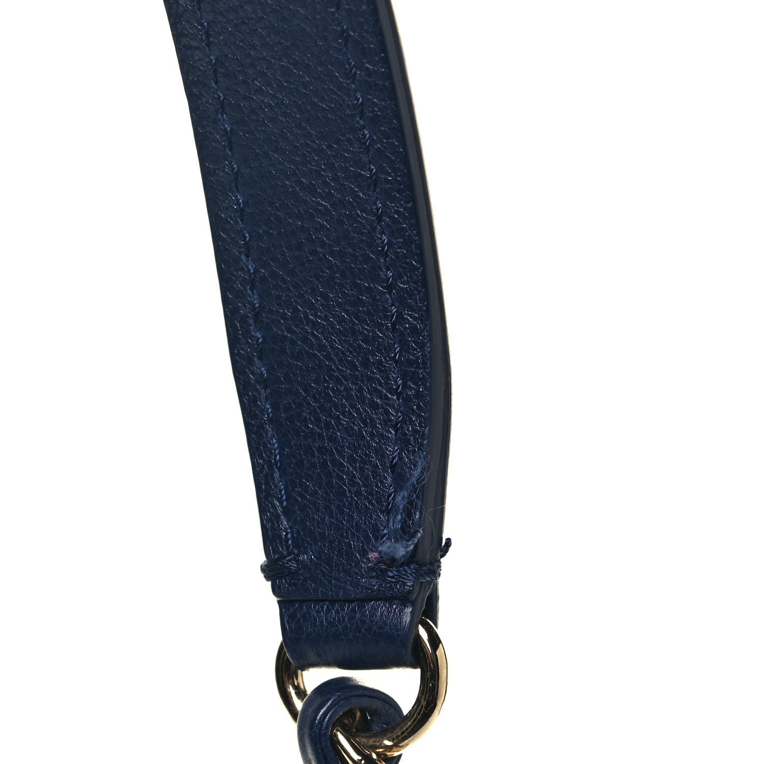 Chanel Calfskin Chevron Quilted Messenger Flap Navy 17 of 20