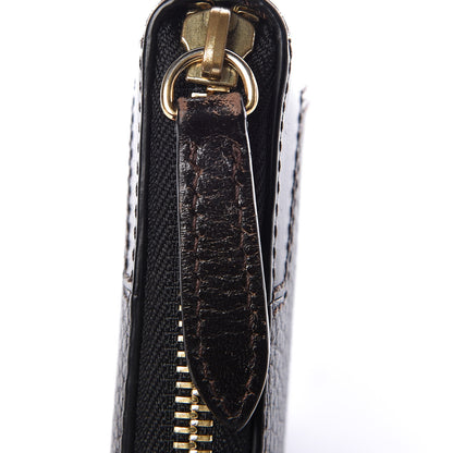 Burberry Calfskin Ziggy Zip Around Wallet Brown 9 of 11