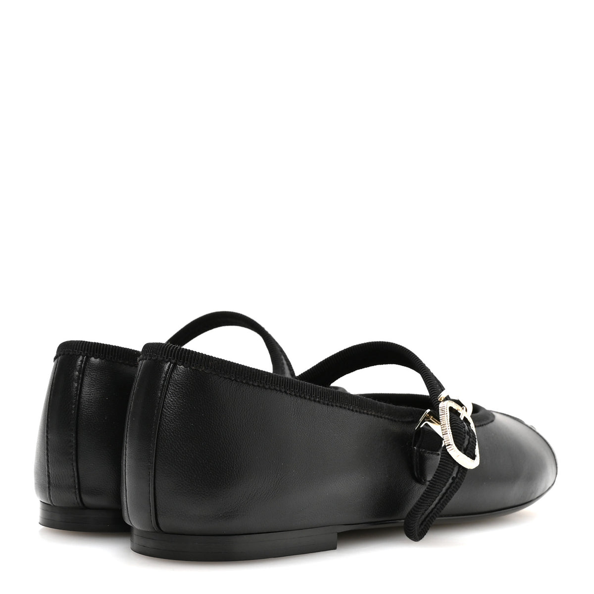 Chanel Lambskin Mary Jane Flats 40 Black 5 of 9