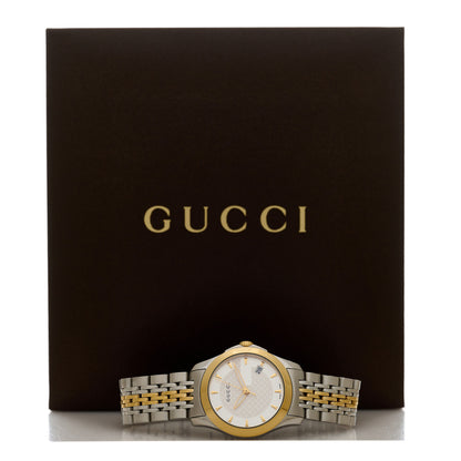 Gucci Stainless Steel 27mm G-Timeless Two Tone Quartz Watch 5 of 5