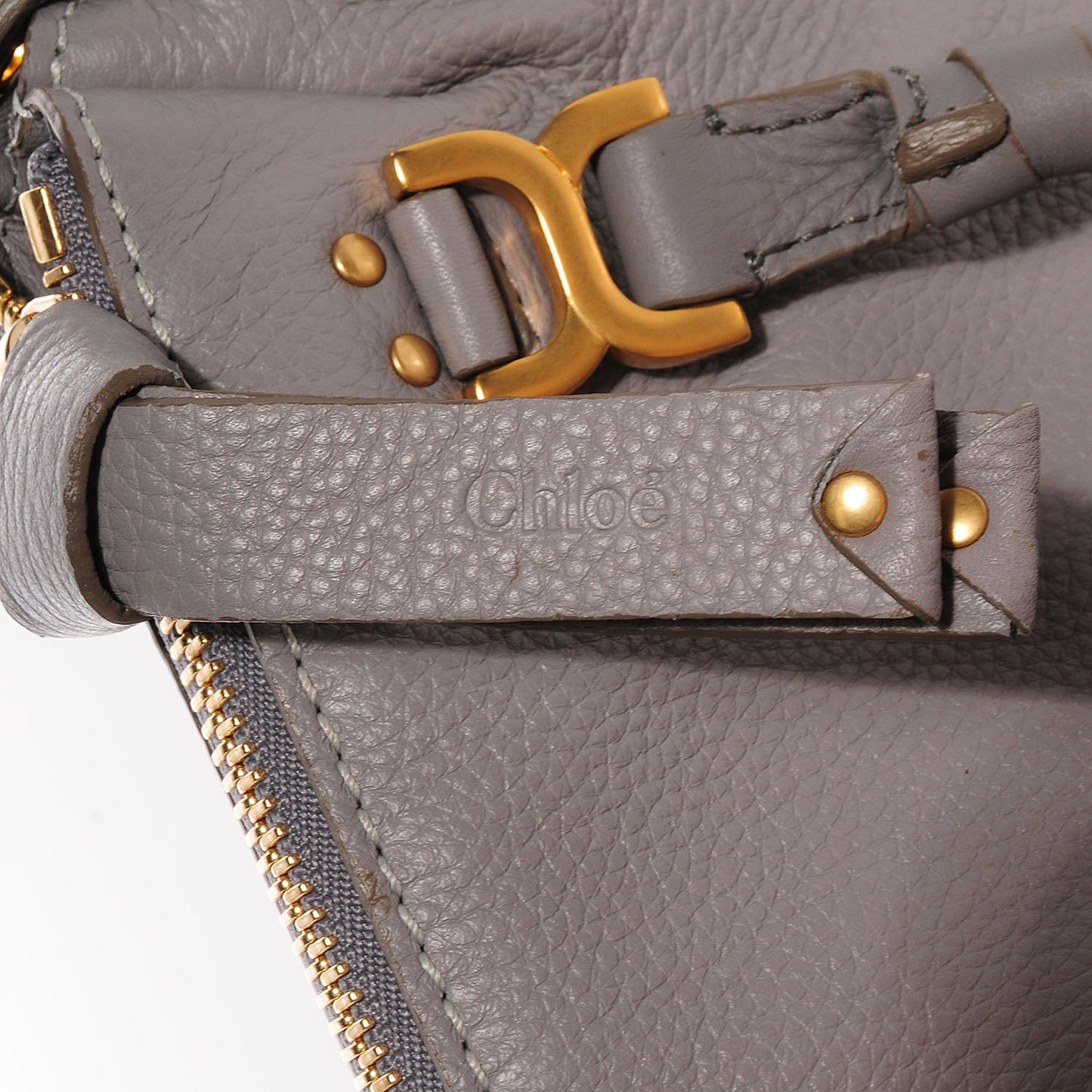 Calfskin Mini Marcie Satchel Cashmere Grey