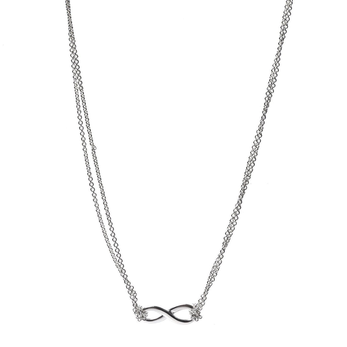 Sterling Silver Infinity Pendant Necklace