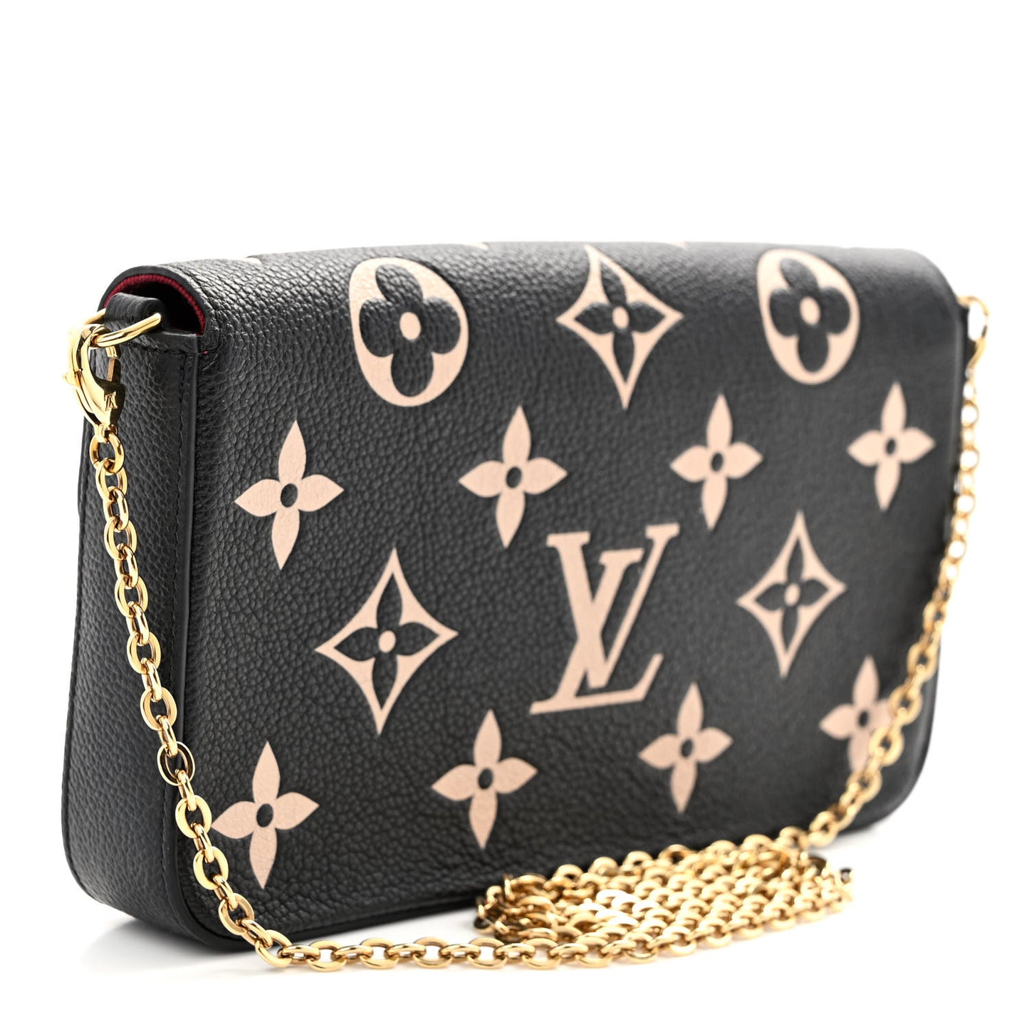 Empreinte Monogram Giant Felicie Pochette Black Beige