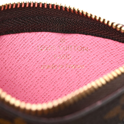 Louis Vuitton Monogram 2022 Christmas Animation Paris Key Pouch Pink 6 of 7