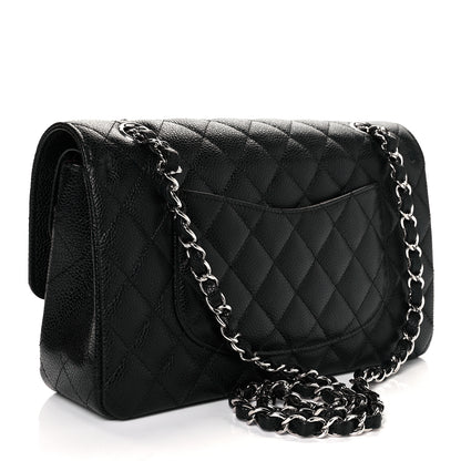 Chanel Caviar Quilted Medium Double Flap Black 3 of 11