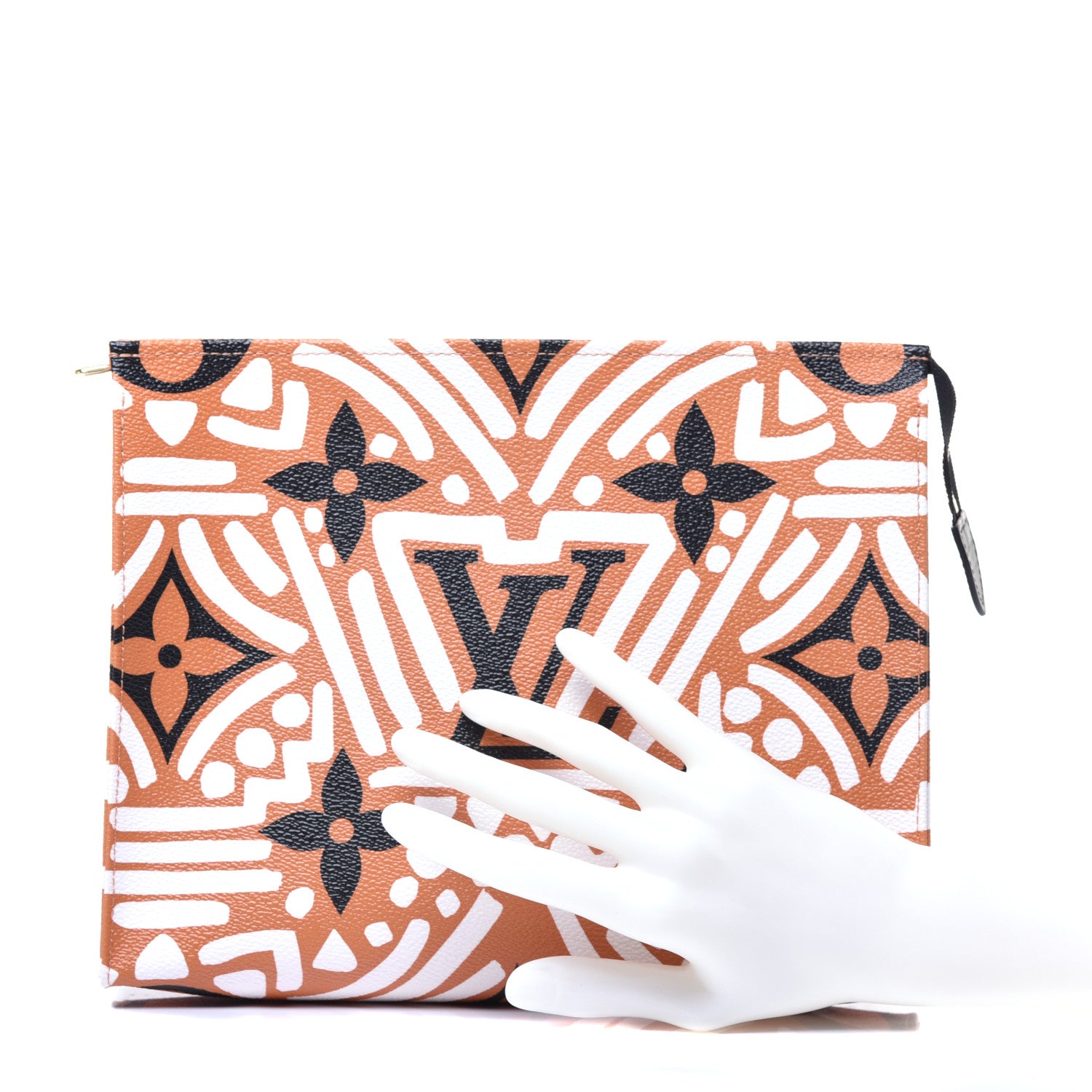 Louis Vuitton Monogram Giant Crafty Pochette Toiletry 26 Creme Caramel 2 of 8