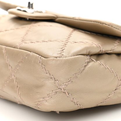 Chanel Metallic Lambskin Stitched Mini Flap Beige 11 of 13