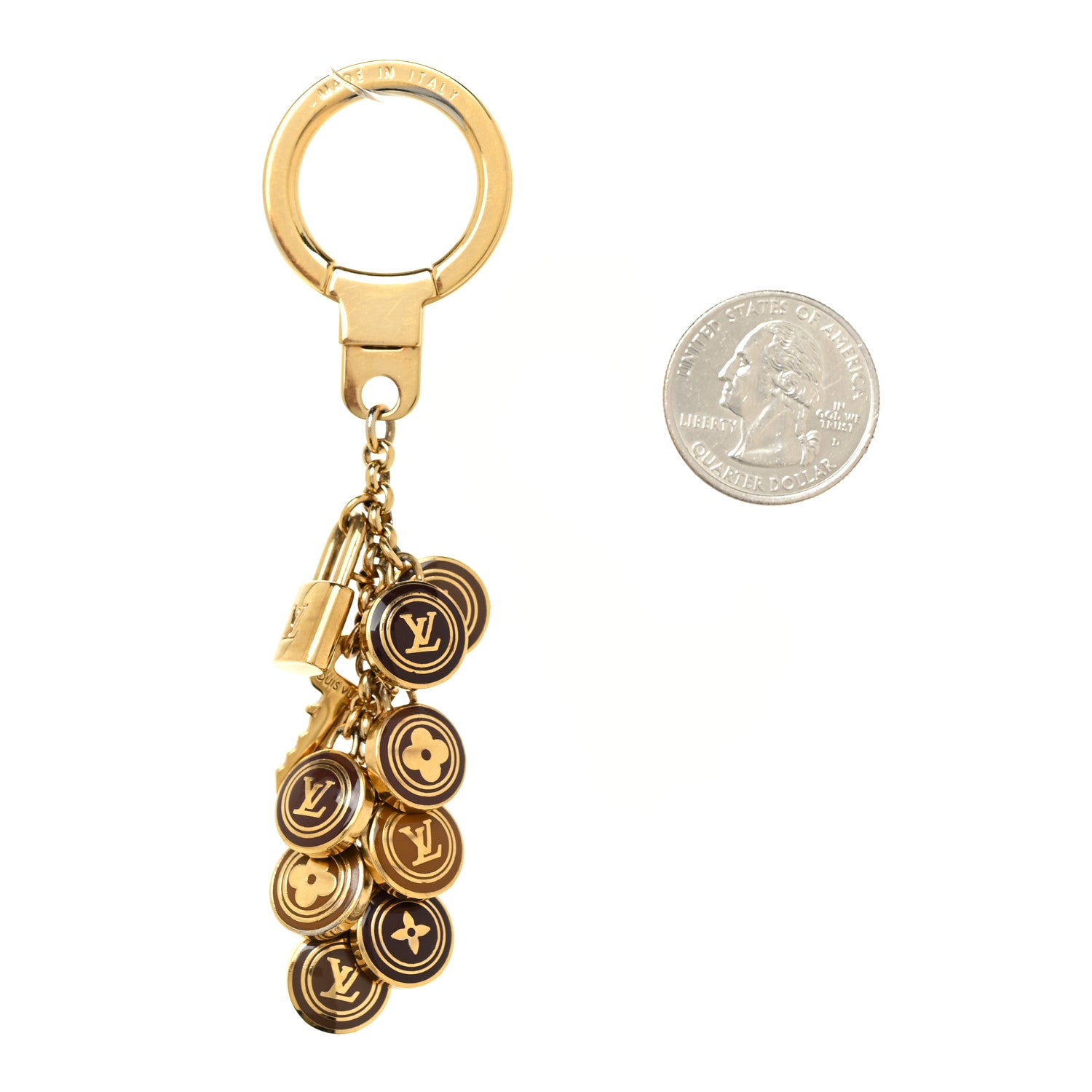 Louis Vuitton Pastilles Key Ring Holder Brown 2 of 3