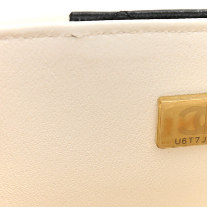 Chanel Lambskin Quilted Mini Rectangular Flap White Black 6 of 12