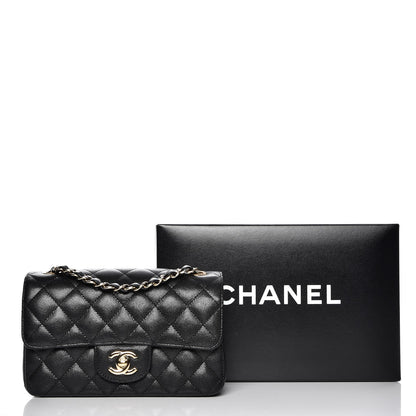 Chanel Caviar Quilted Mini Rectangular Flap Black 8 of 8