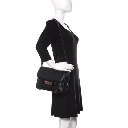 Proenza Schouler Smooth Calfskin PS11 Classic Shoulder Bag Black 2 of 11
