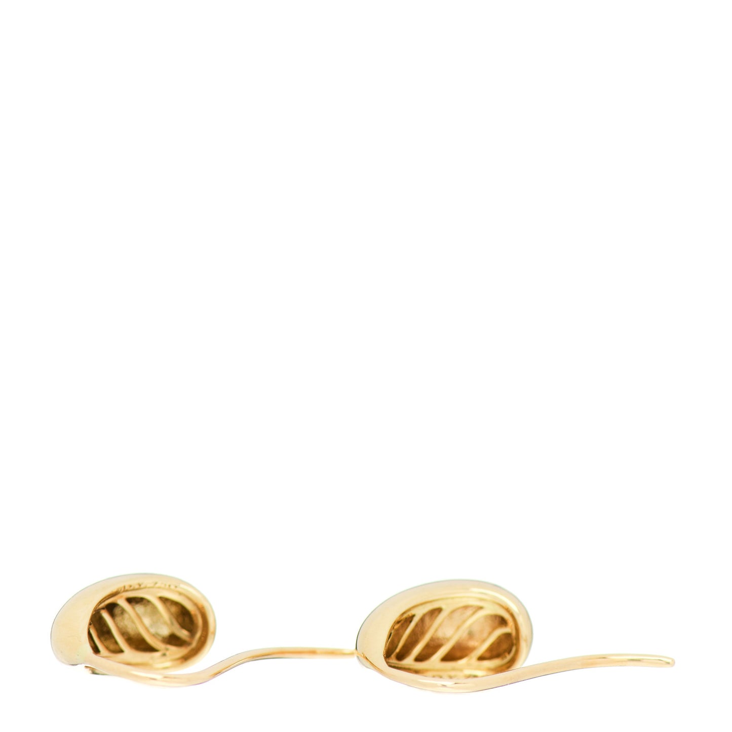 18K Yellow Gold 15mm Pure Form Earrings