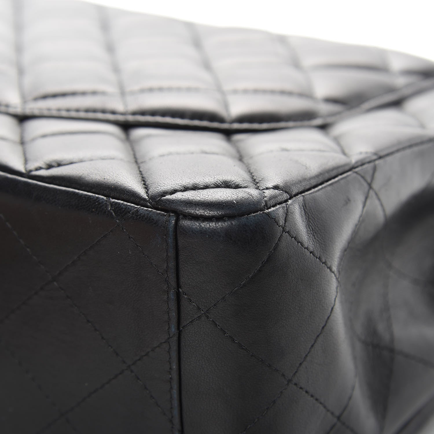 Chanel Lambskin Quilted Maxi Double Flap Black 16 of 19