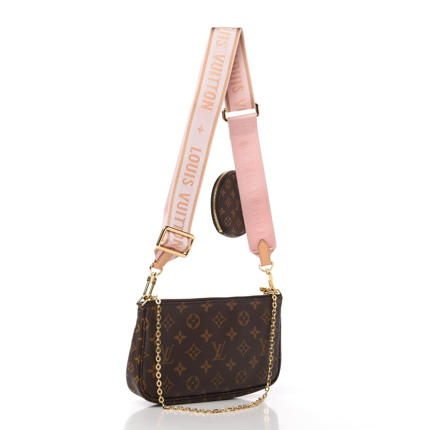 Louis Vuitton Monogram Multi Pochette Accessories Rose Clair 3 of 12
