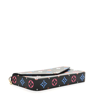 Louis Vuitton Game On Felicie Chain Wallet Black 5 of 13