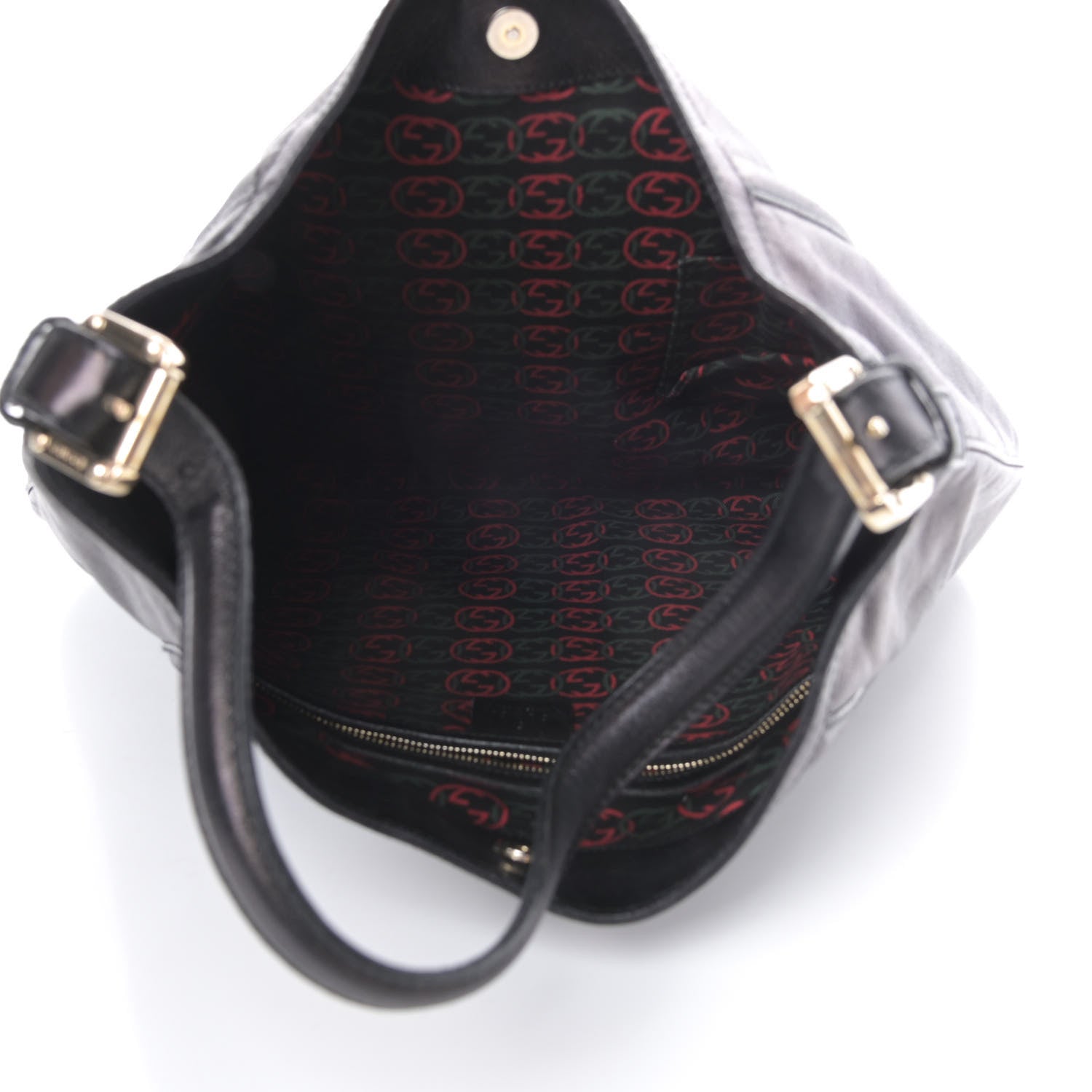 Gucci Calfskin Medium Britt Hobo Black 5 of 12