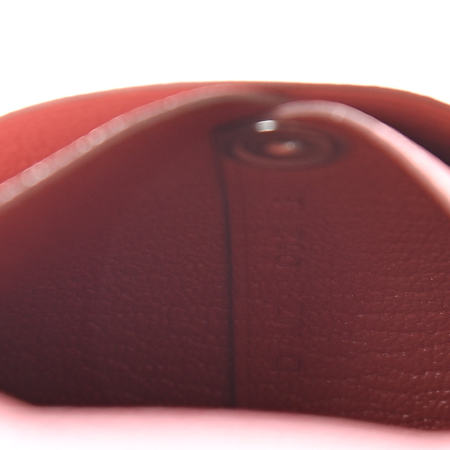 Chevre Mysore Verso Bastia Coin Purse Rose Confetti Brique