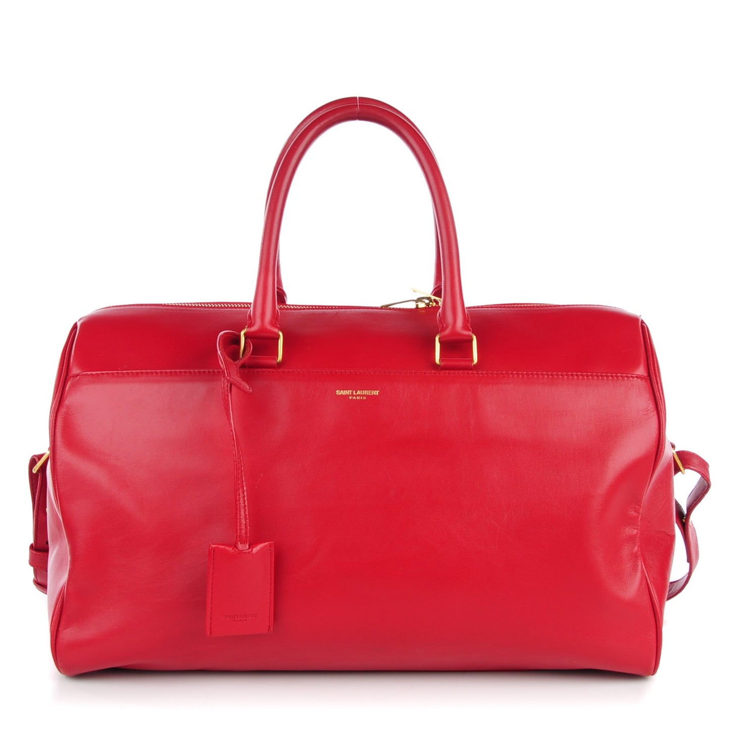 Calfskin Classic Duffle 12 Red