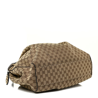 Gucci Monogram Large Sukey Tote Dark Brown 4 of 21
