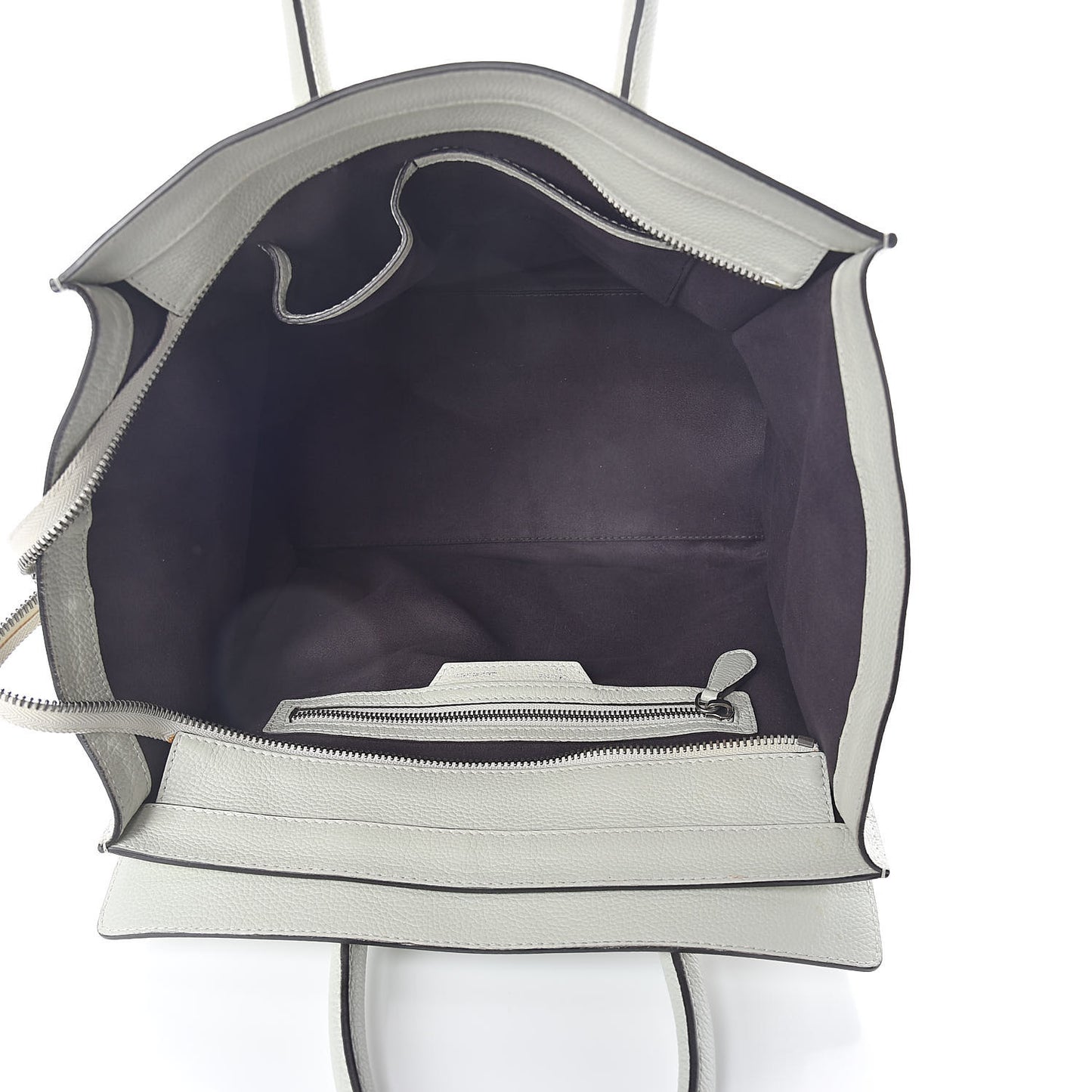Drummed Calfskin Mini Luggage Lune