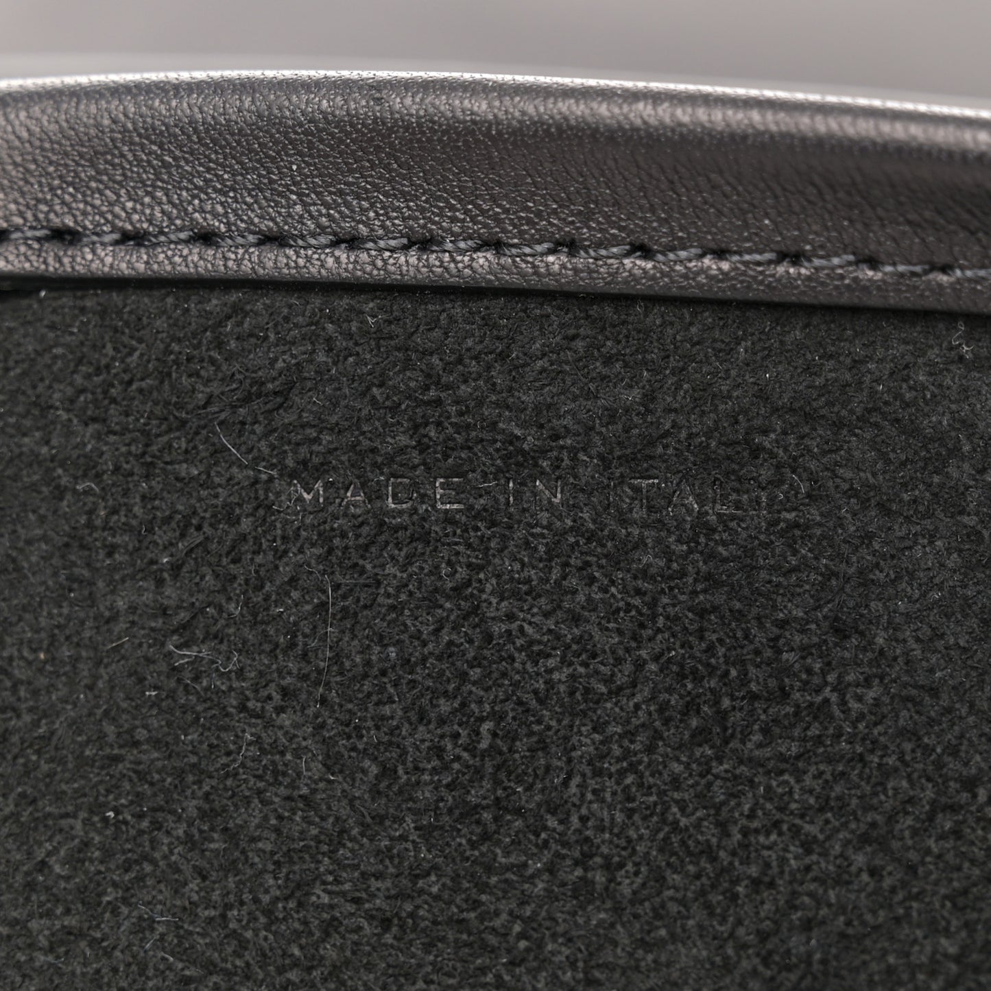 Grained Calfskin Large N/S Park Tote Black