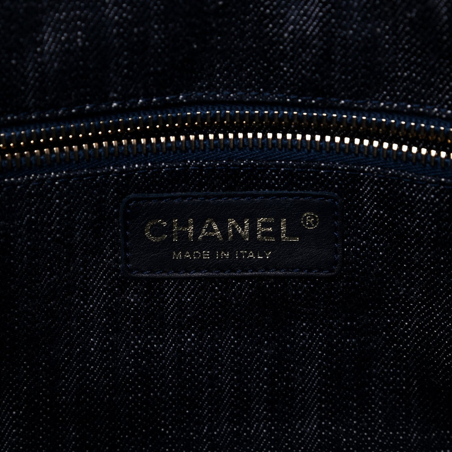 Denim CC Double Pocket Shoulder Bag