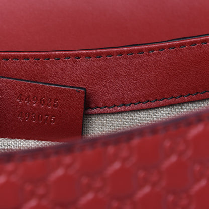 Gucci Microguccissima Medium Emily Chain Shoulder Bag Red 9 of 11