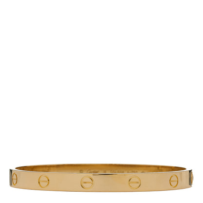 Cartier 18K Yellow Gold LOVE Bracelet 18 1 of 8