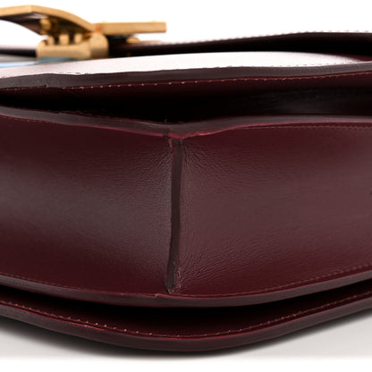 Celine Box Calfskin Medium Classic Box Flap Bag Burgundy 10 of 10