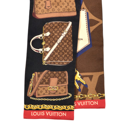 Louis Vuitton Silk Monogram Tribute To Bandeau Marron 2 of 3