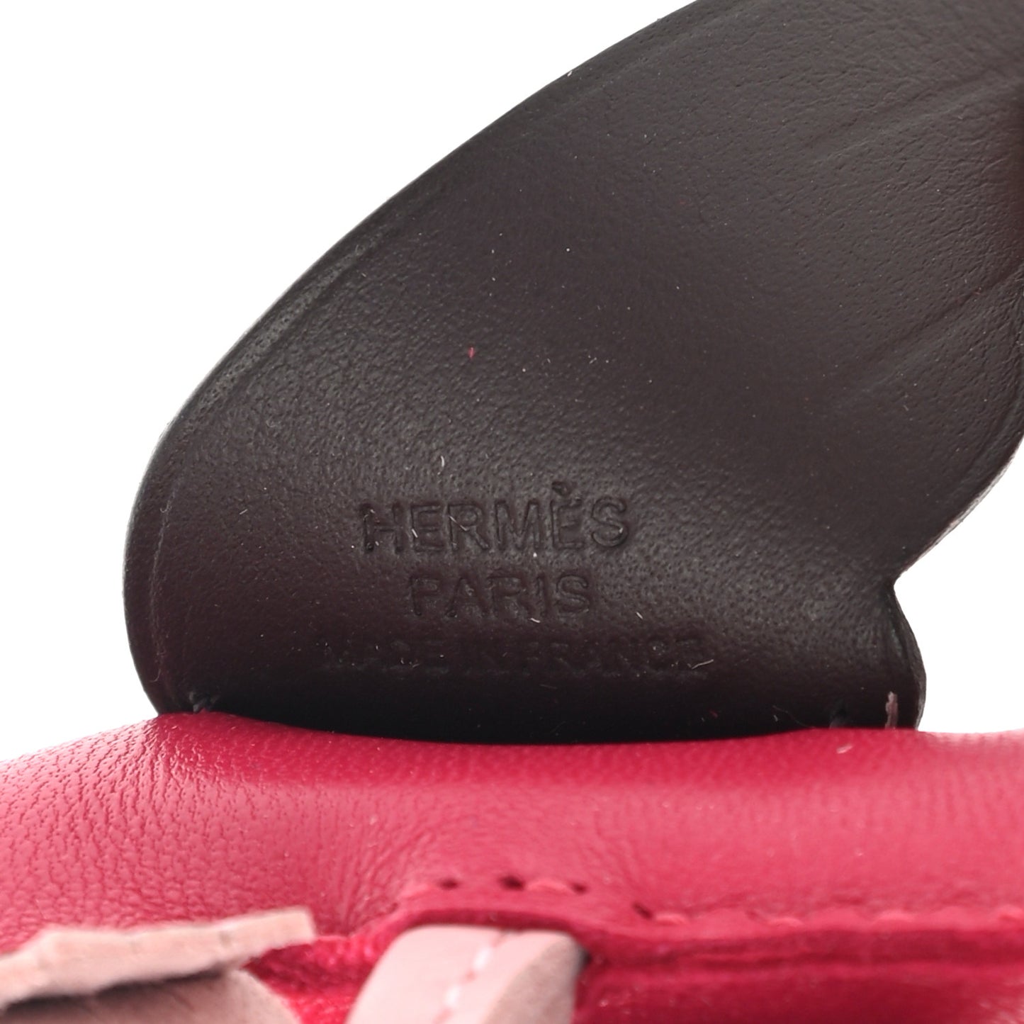 Milo Lambskin Grigri Rodeo Pegase Horse Bag Charm PM Framboise Rose Sakura Rouge Sellier
