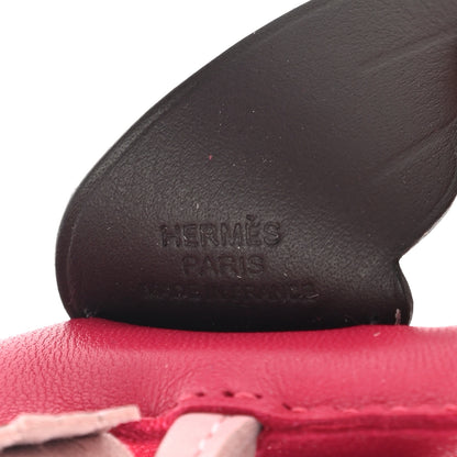 Hermes Milo Lambskin Grigri Rodeo Pegase Horse Bag Charm PM Framboise Rose Sakura Rouge Sellier 3 of 5