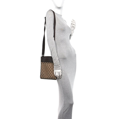 Gucci Monogram Messenger Crossbody Bag Dark Brown 2 of 11