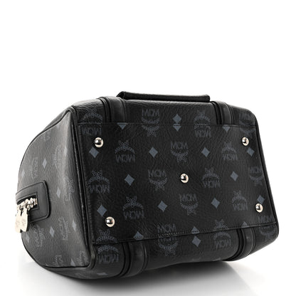 MCM Visetos Small Boston Bag Black 4 of 10