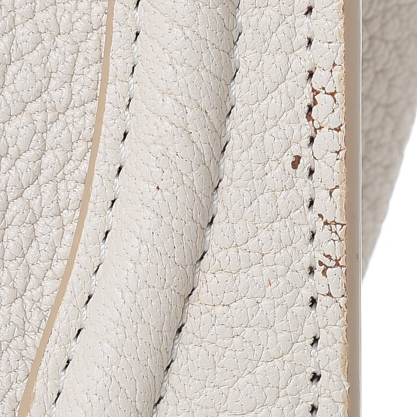 Goatskin Nano Luggage White