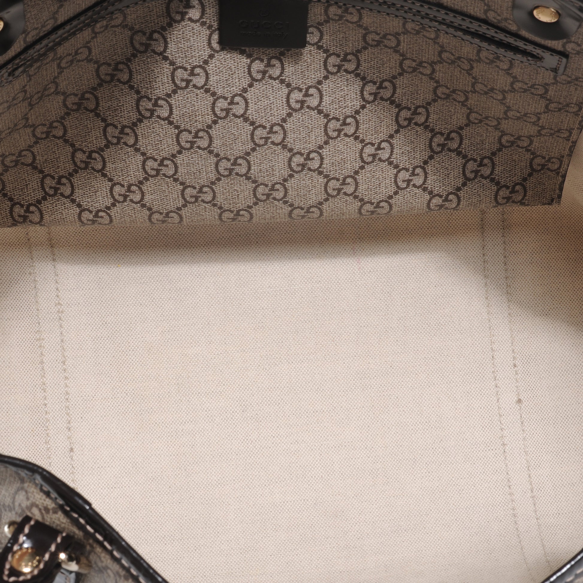 Gucci GG Plus Monogram Tattoo Heart Medium Joy Tote Ebony 5 of 8
