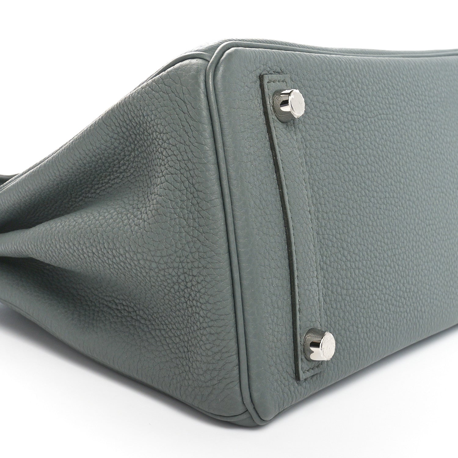 Hermes Togo Birkin 25 Vert Amande 9 of 11