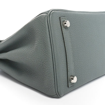 Hermes Togo Birkin 25 Vert Amande 9 of 11