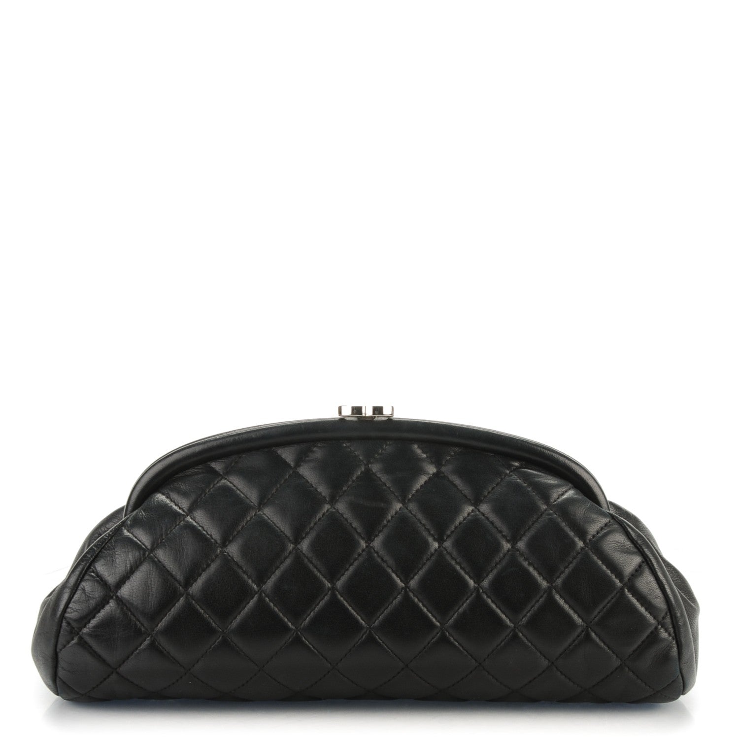 Chanel Lambskin Quilted Timeless Clutch Black 1 of 7